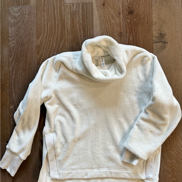 Athleta Double Cozy Karma Funnel Neck, white SIZE S #511446 - Picture 5 of 9